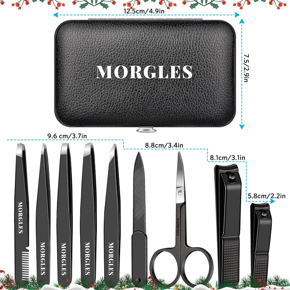 MORGLES tweezers with comb accessory for gentle, precise grooming.