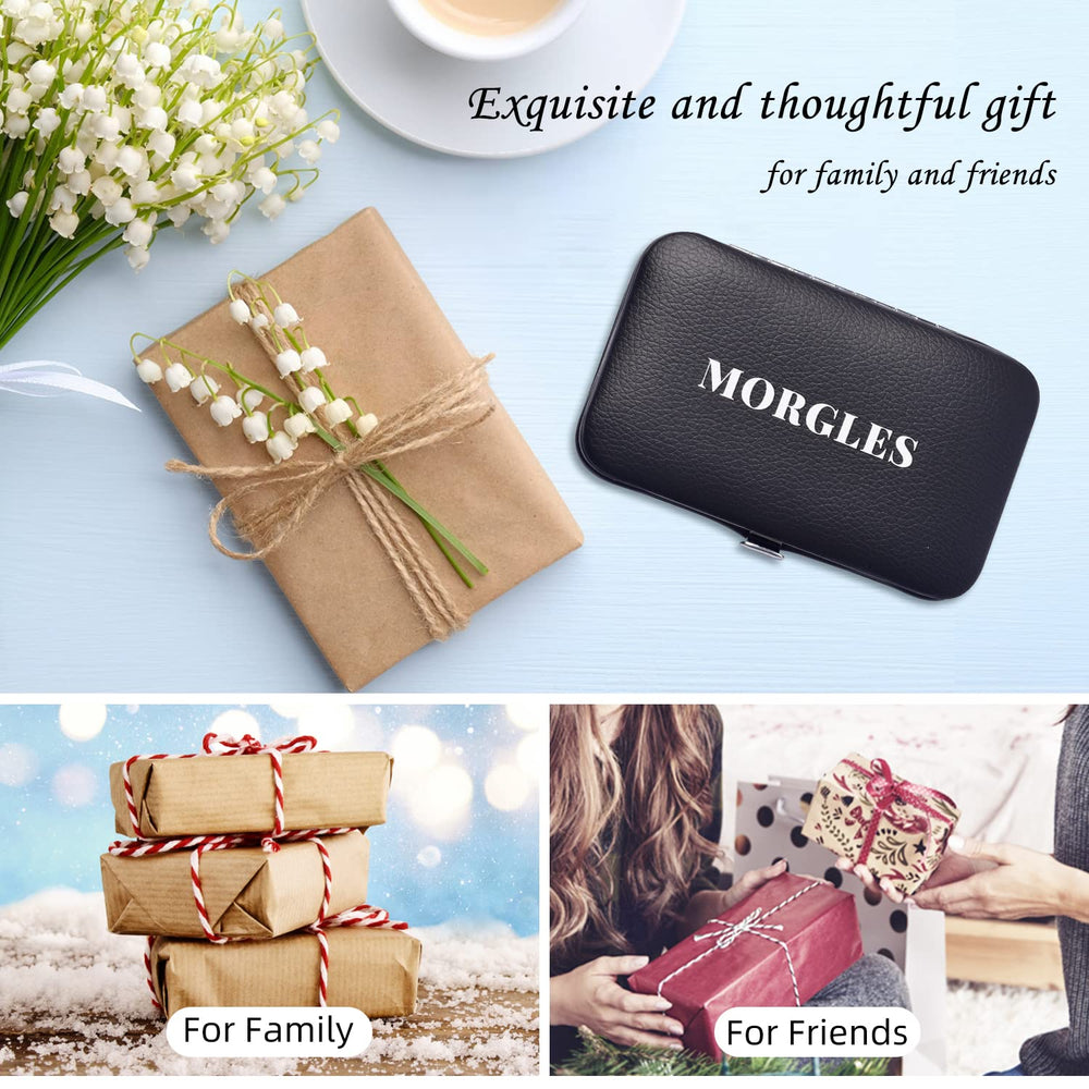 MORGLES tweezers with comb offering grooming versatility and clean results