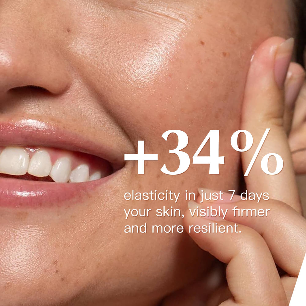 MORITEK Mori-Lift Mist close-up on skin showing smooth, plumped texture