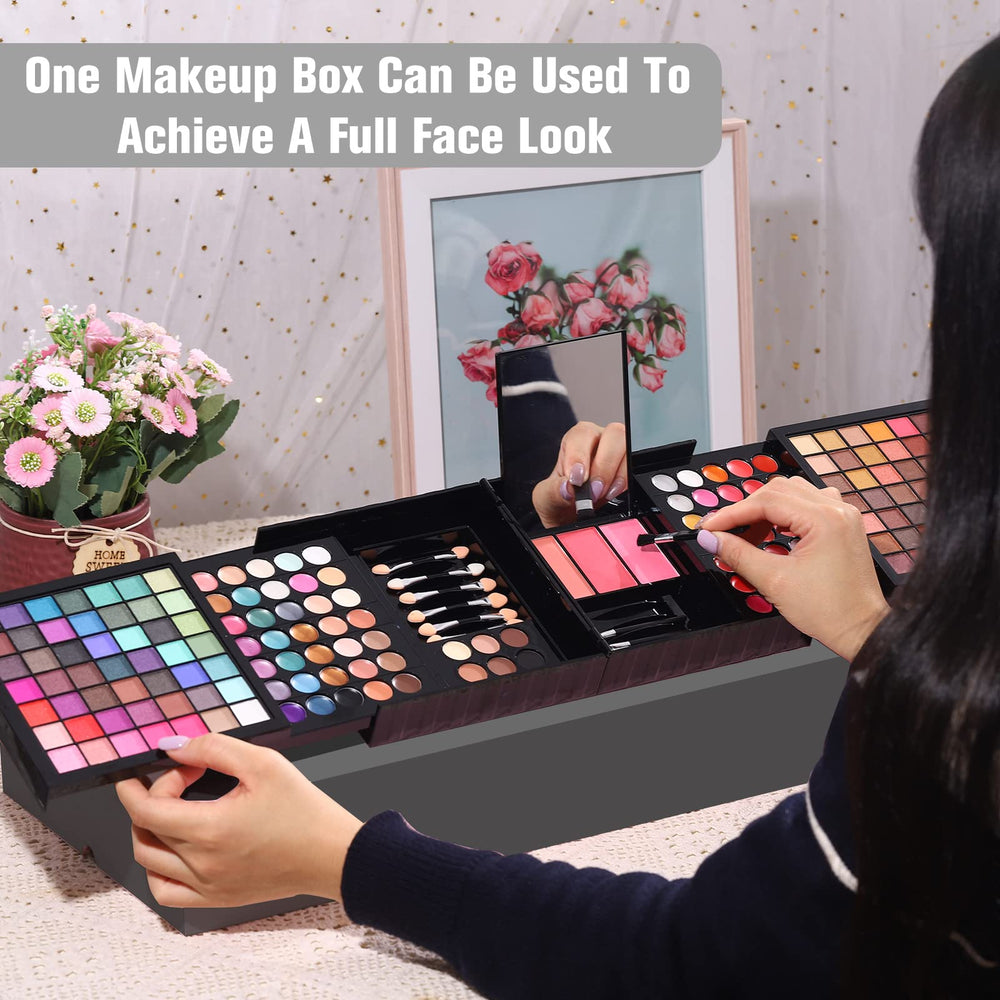 Morneca built-in mirror enables quick, precise touchups anywhere.