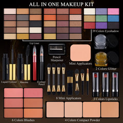 MORNECA makeup kit compact palette close-up shows vibrant shades for any style
