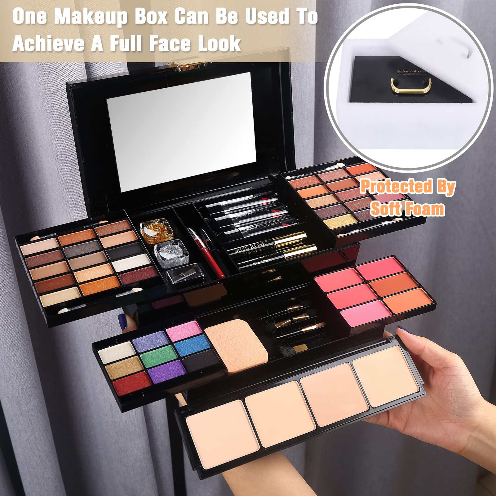 Morneca eyeliner and mascara from kit for precise eye definition