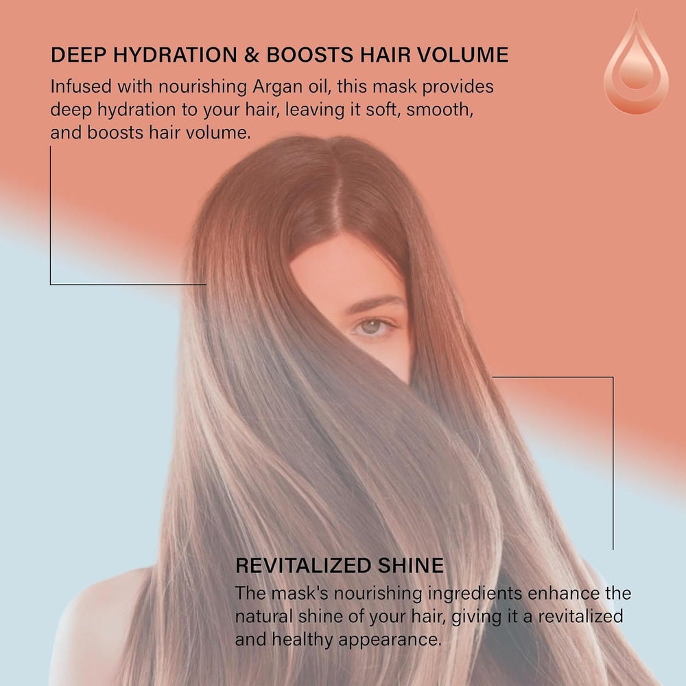 Moroccan Gold Series Color-Treated Hair before-after image shows restored vibrancy and health.