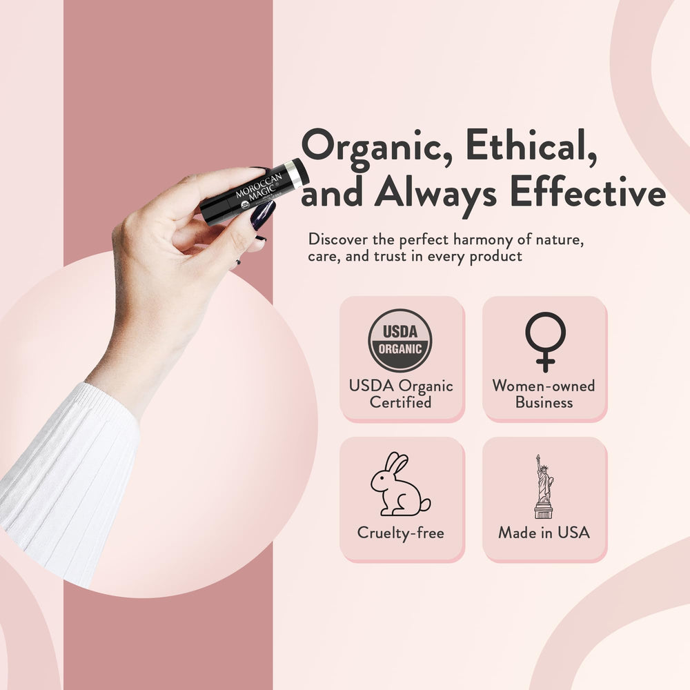 Moroccan Magic argan oil ingredient rich hydration for delicate lip skin