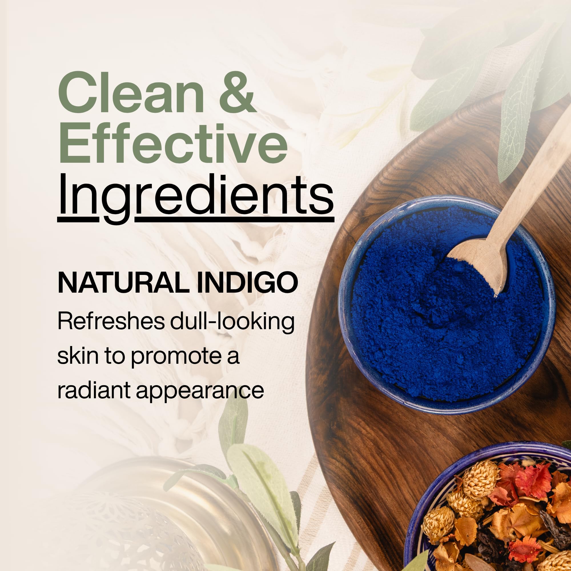 Moroccan Mchicha nila mask application for a soft, refreshed complexion