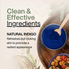 Moroccan Mchicha nila mask application for a soft, refreshed complexion
