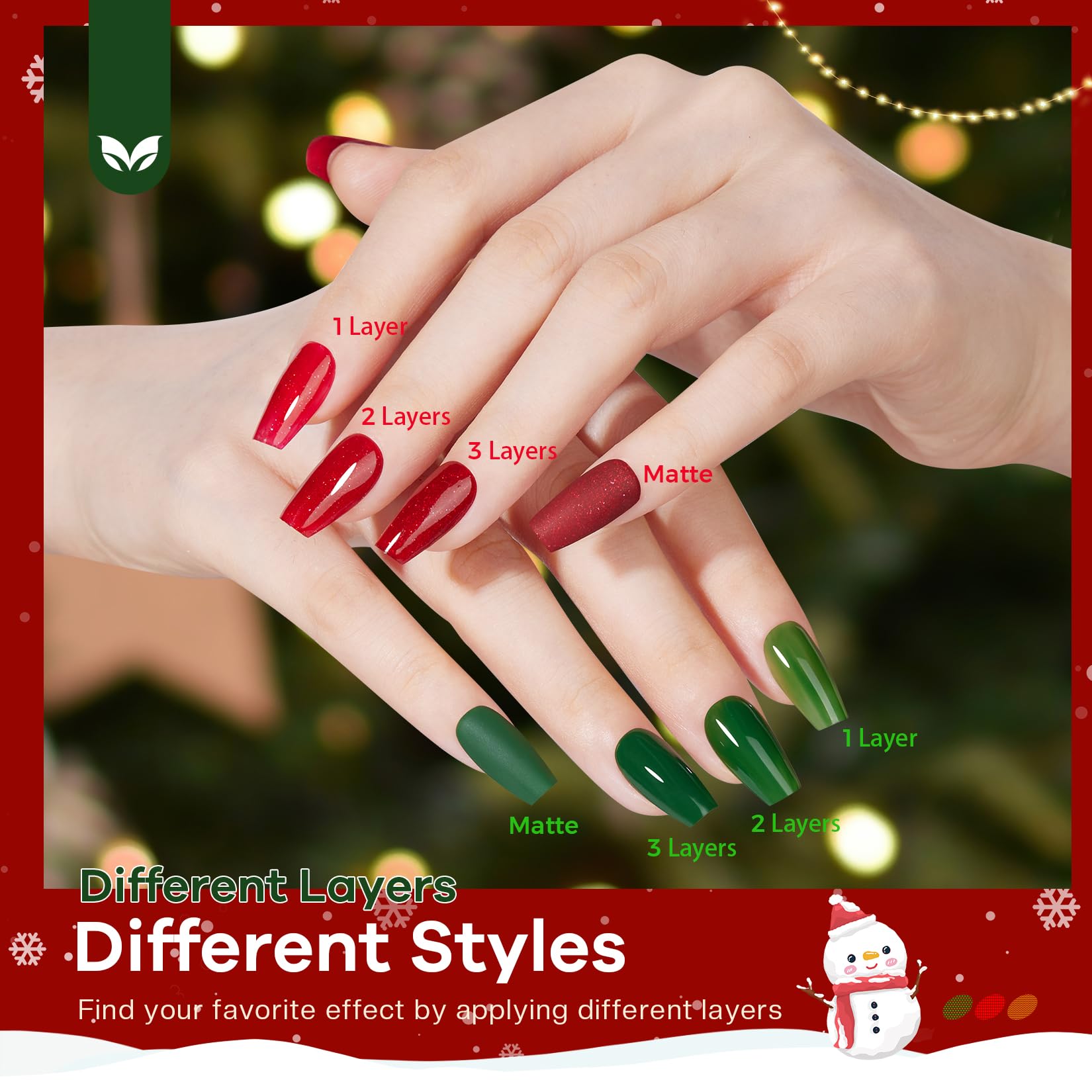Morovan Christmas nail polish long-lasting formula for season-long shine.