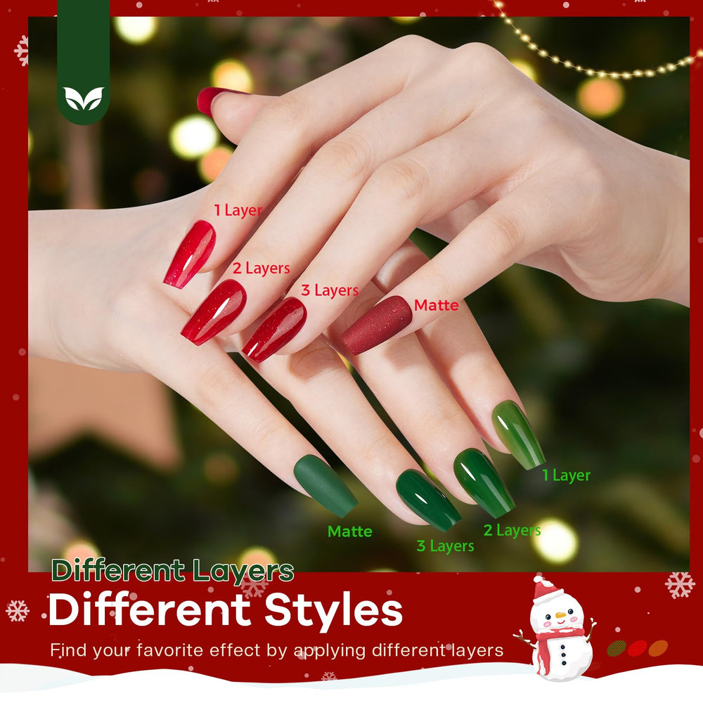 Morovan Christmas nail polish long-lasting formula for season-long shine.
