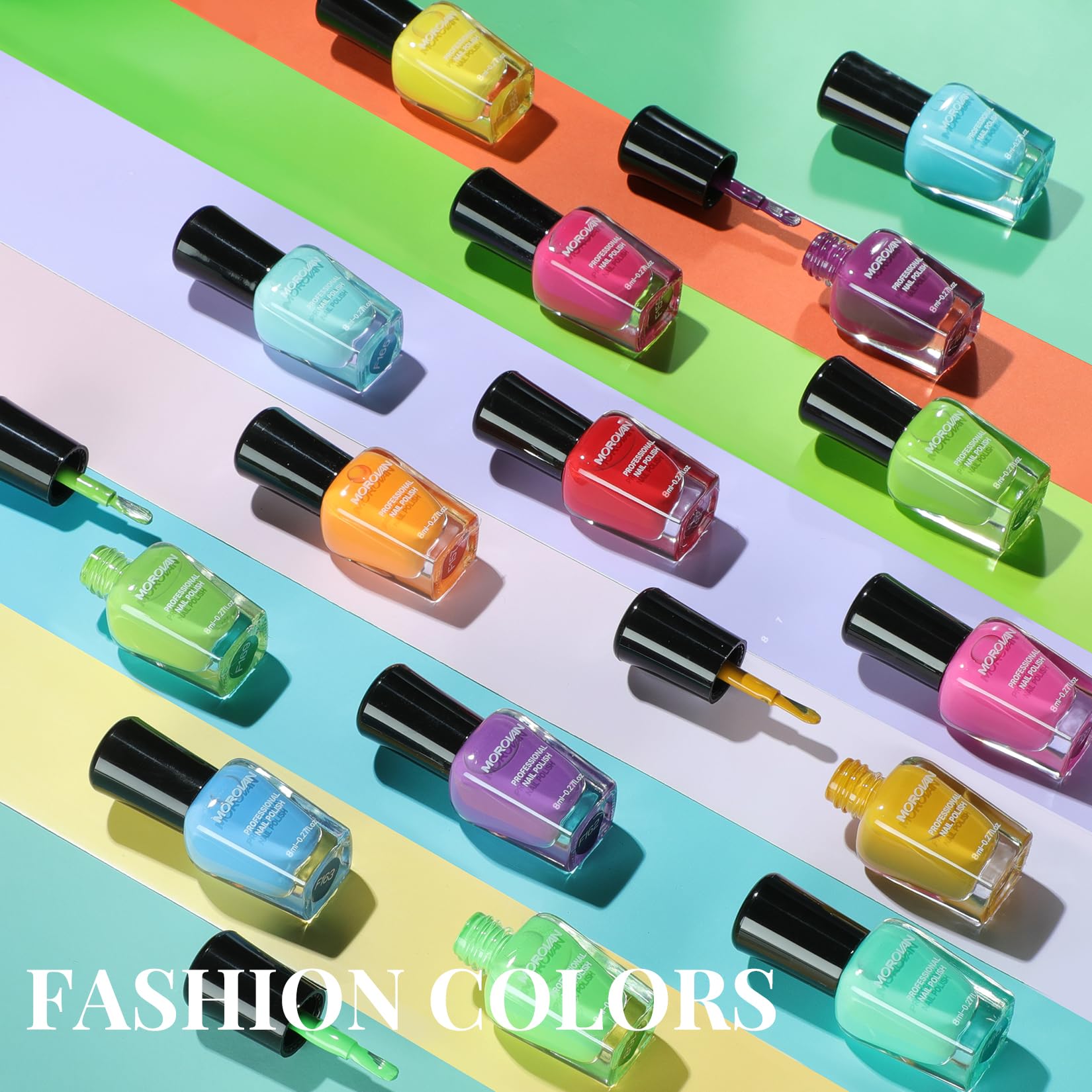 Morovan color swatches showing season-ready shades for every outfit