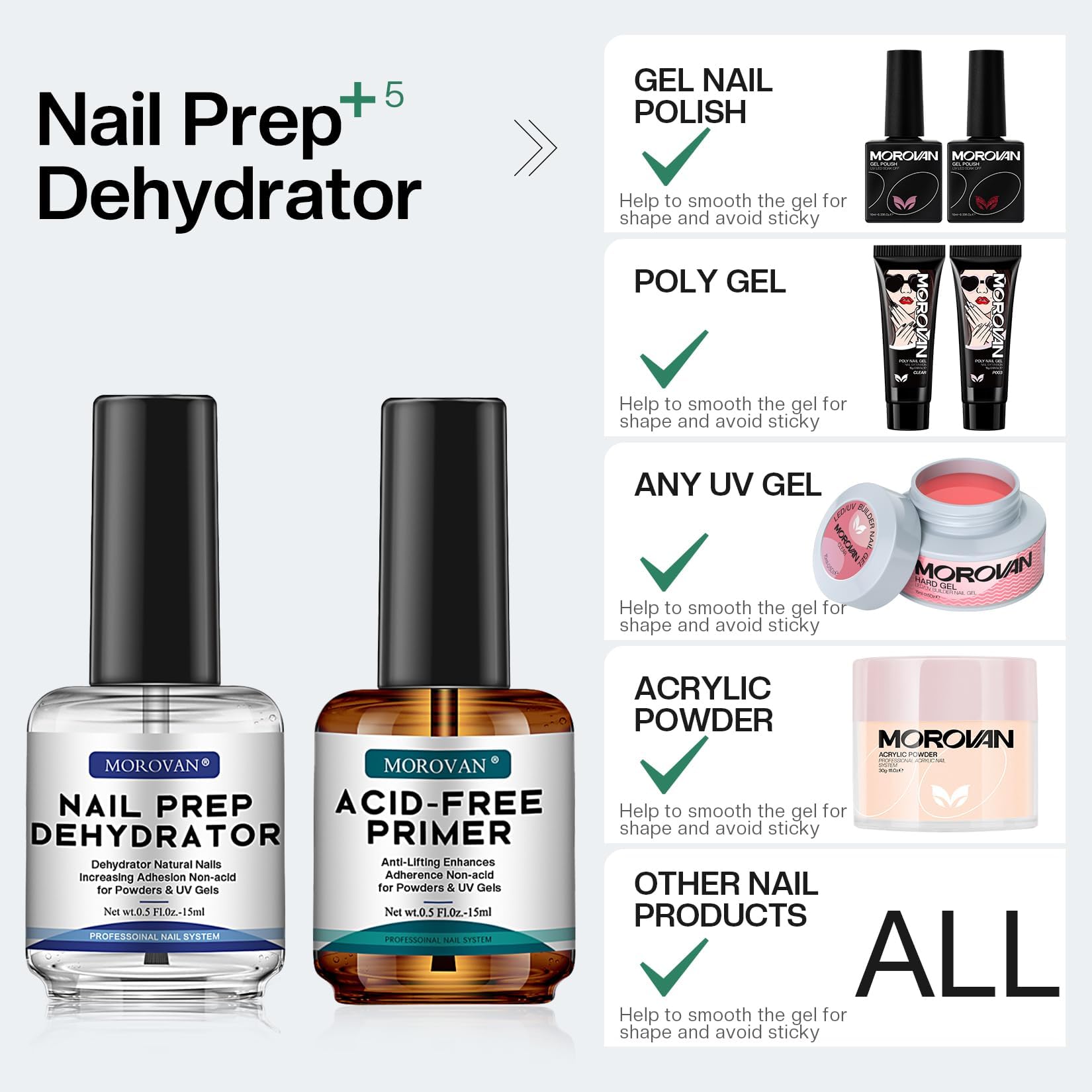 Morovan nail care close-up at cuticle area for oil control