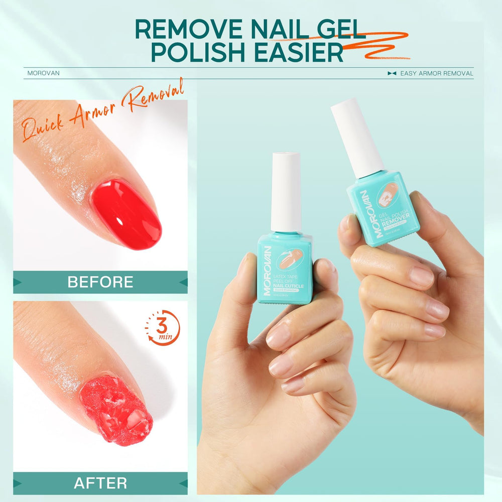 Morovan cuticle oil bottle close-up highlighting nourishing formula for healthier cuticles