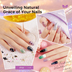 Morovan Glitter Nail Polish Set confetti particles catch light for party-ready nail sparkle.