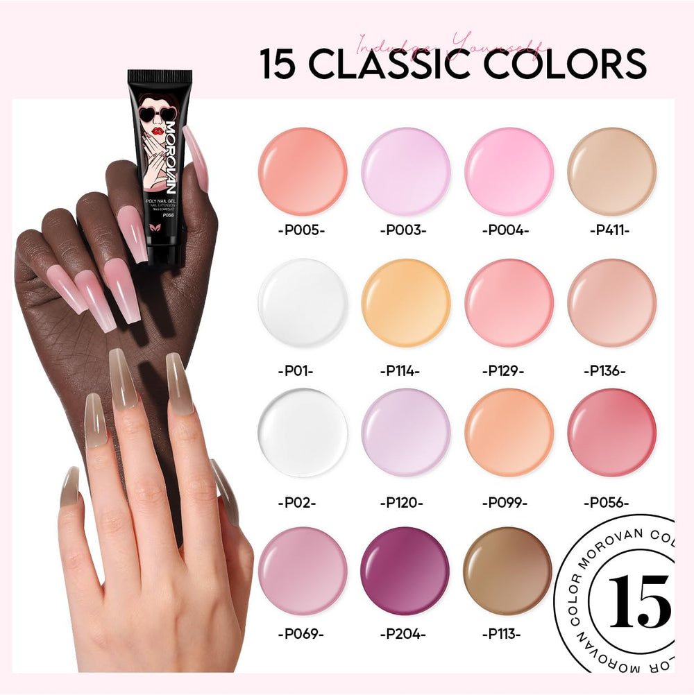 Morovan UV light for efficient curing and durable gel nails.