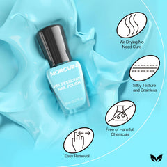 Morovan nail-polish bottles close-up showing vibrant shades for stylish looks