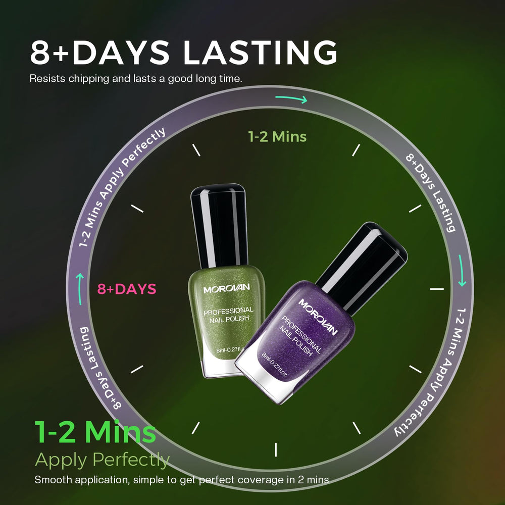 Morovan nail-polish-set-burgundy offers deep, classy color ideal for fall looks and gifting.