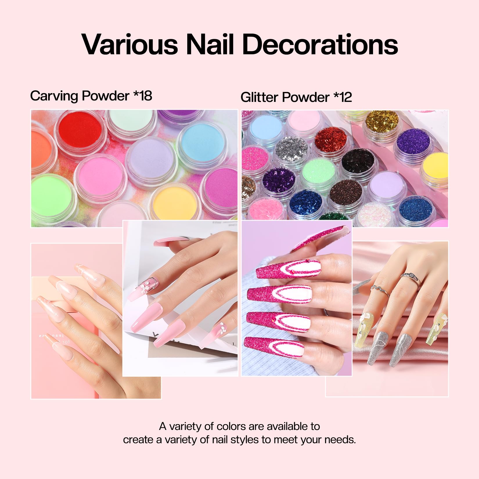 Morovan nail tips and forms for versatile extensions and French manicures.