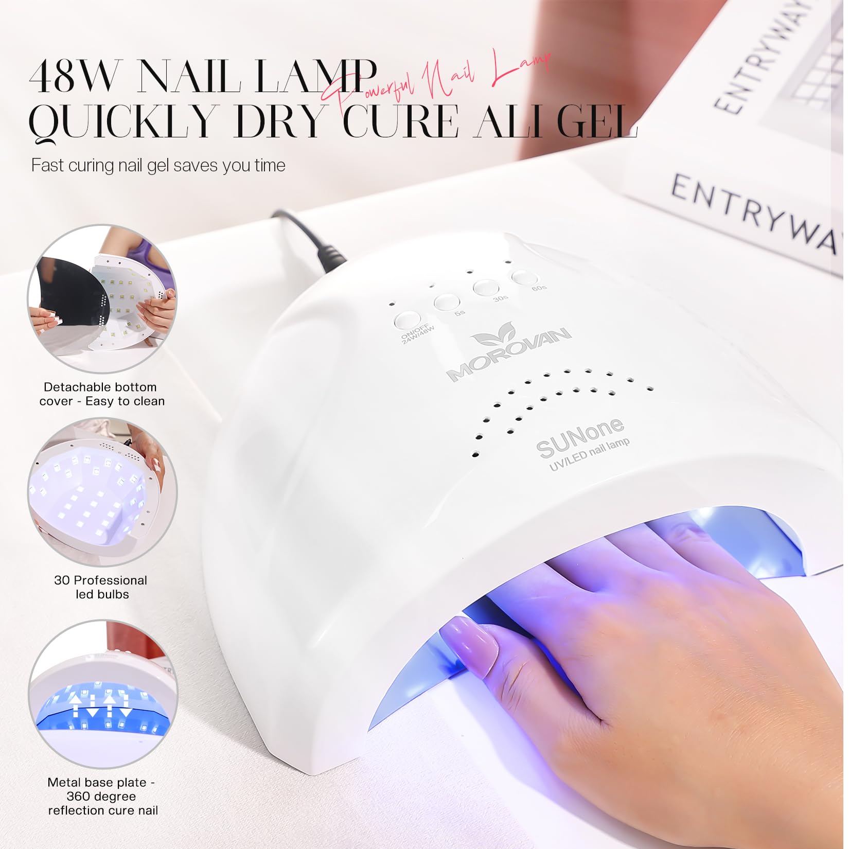 Morovan Dual forms aid precise nail extensions