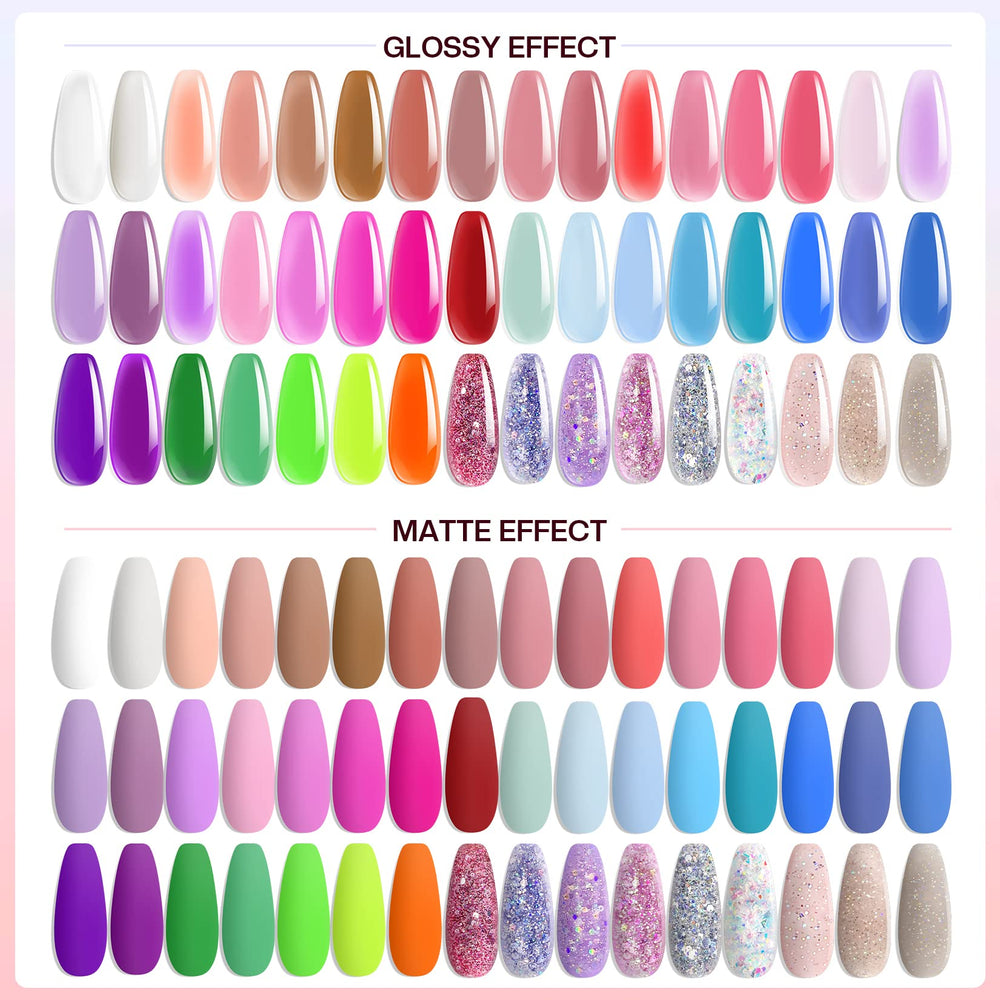 Morovan Poly Gel Nail Set fits both home manicures and salon sessions.