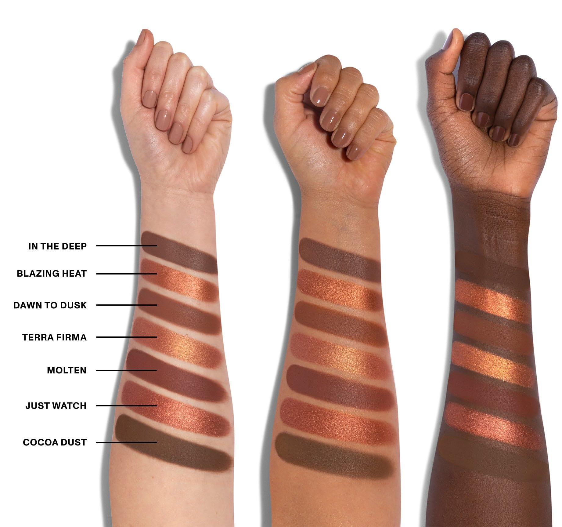 Morphe 35U Desert Palette champagne and almond neutrals for soft everyday wear.