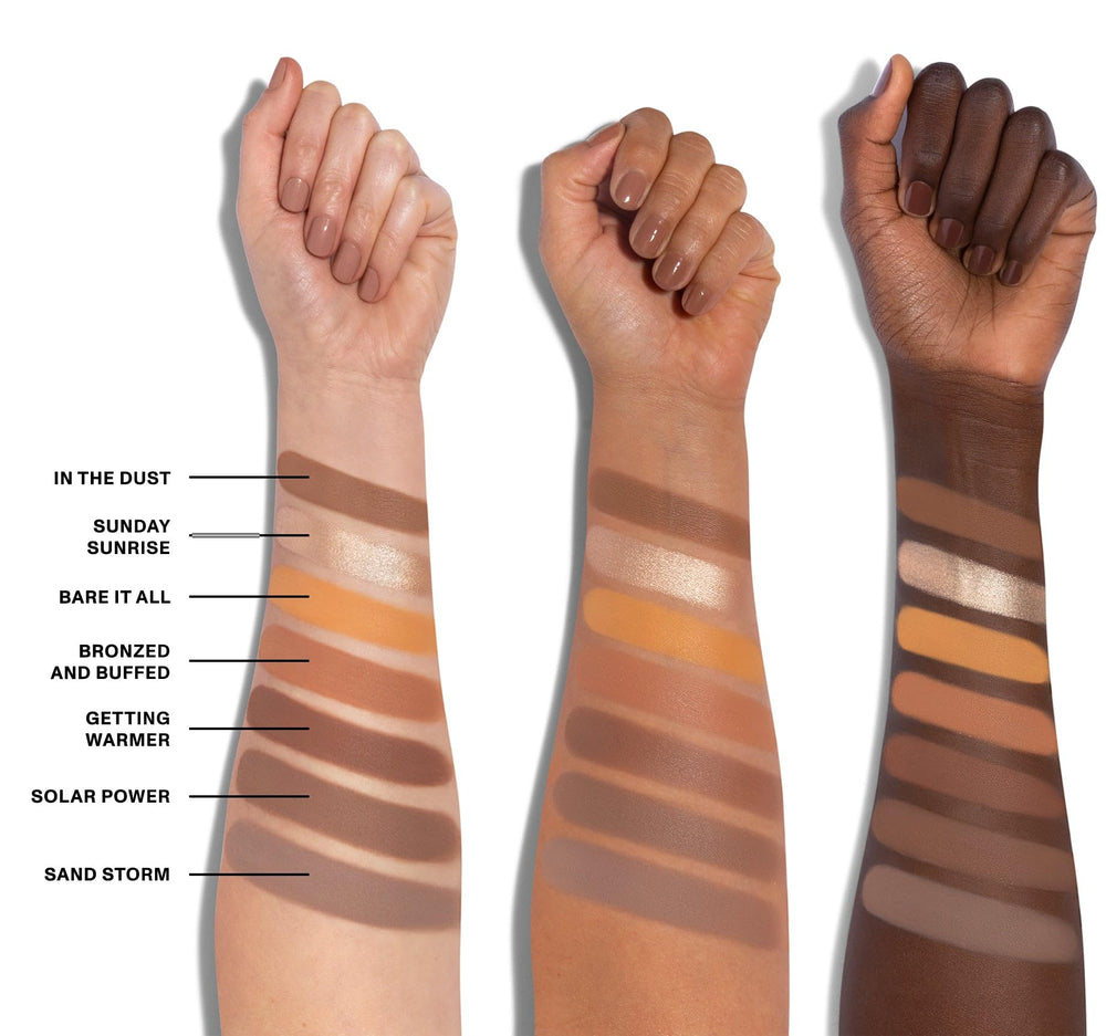 Morphe 35U Desert Palette creamy mattes ideal for base transitions.