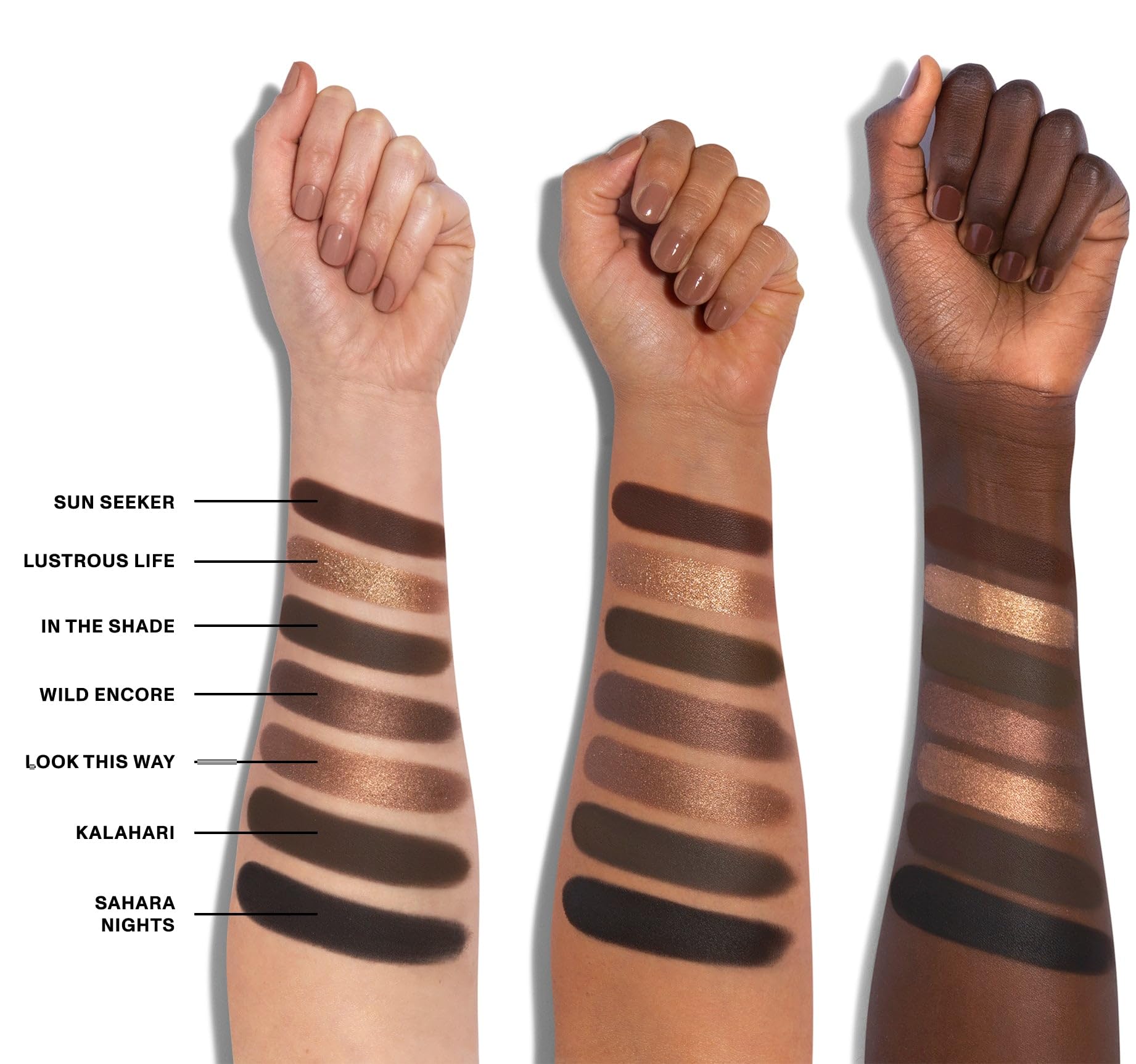 Morphe 35U Desert Palette deep metallics for dramatic evening accents.