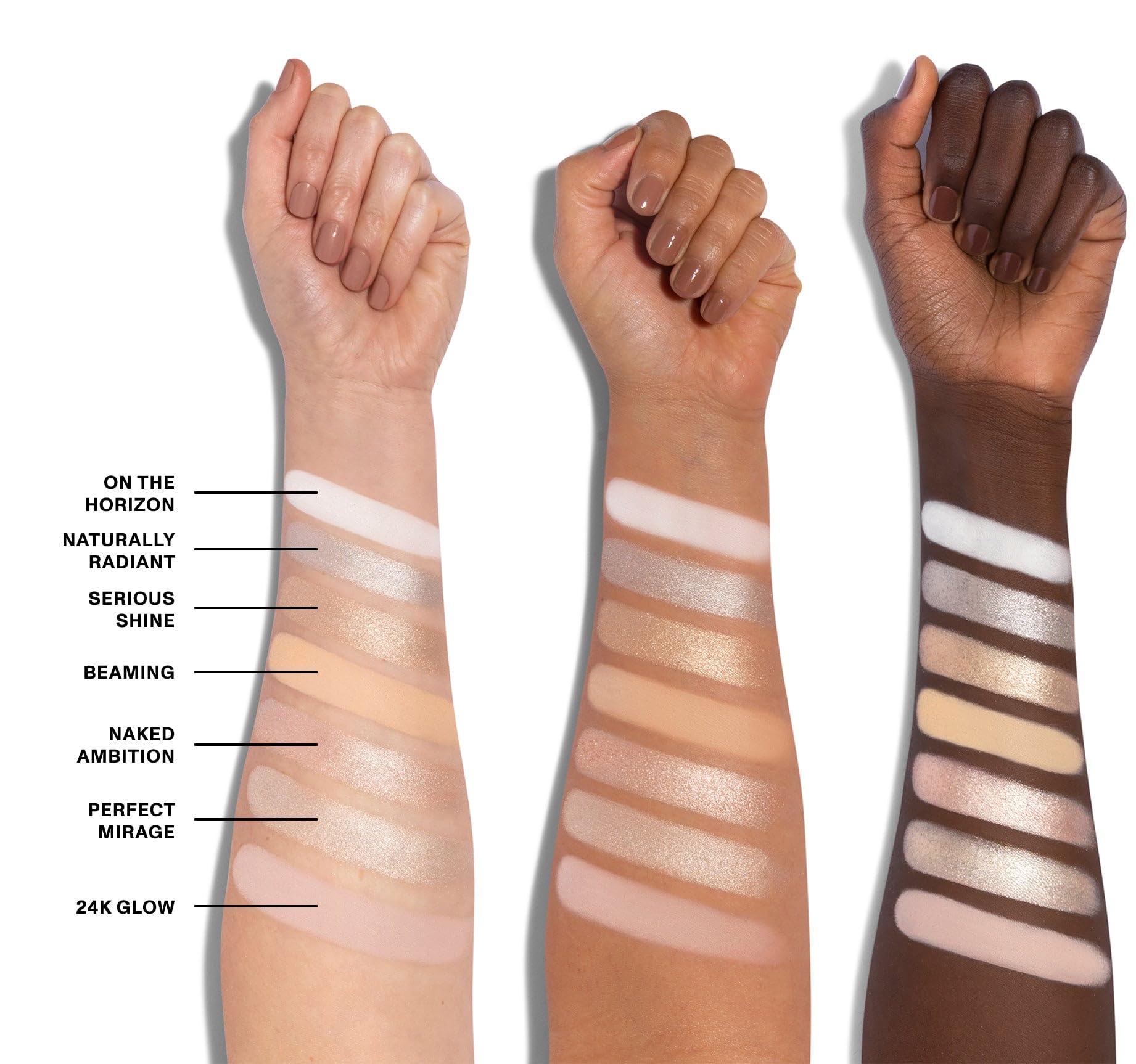 Morphe 35U Desert Palette shimmer finishes add eye-catching highlights.