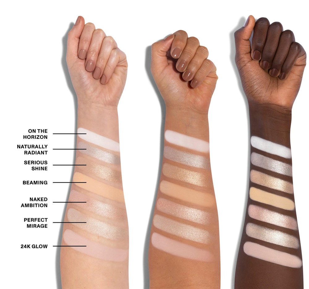 Morphe 35U Desert Palette shimmer finishes add eye-catching highlights.