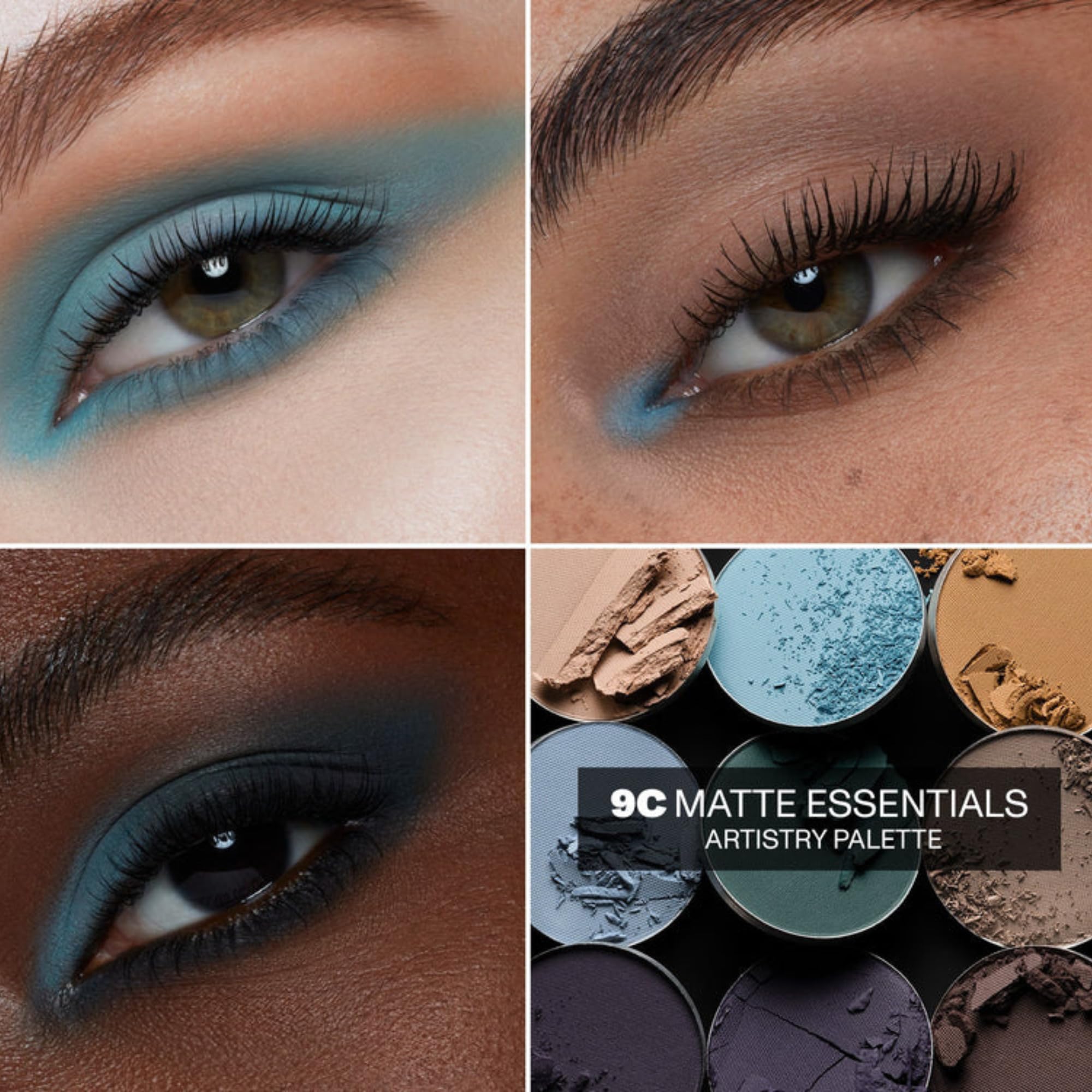 Morphe 9C crease shade swirls define depth with a precise matte finish.