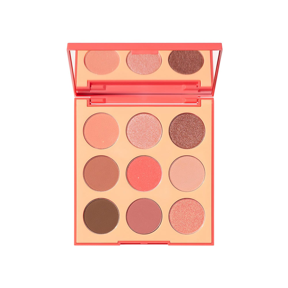 Morphe 9E Pretty In Peach palette cover showing peach-toned shades for everyday looks