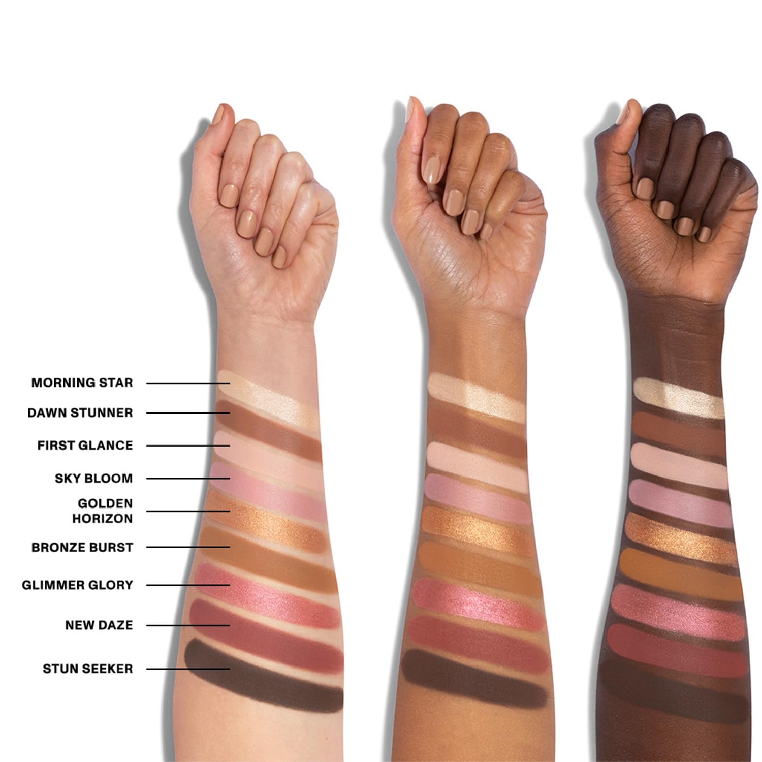 Morphe 9G Sunrise Glow palette compact demonstrates portable makeup artistry kit for on the go.