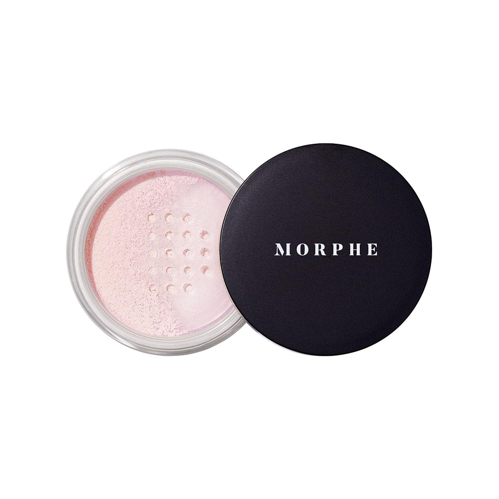 Morphe Bake & Set powder with talc-free formula delivers lightweight oil-control finish.