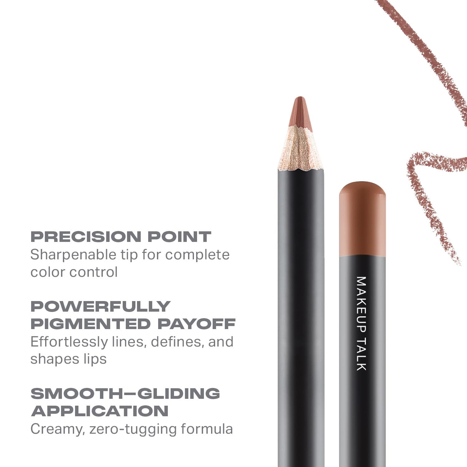 MORPHE Color Pencil Bundle pigment-rich formula ideal for layering with lip colors.