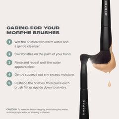 Morphe crease blending trio in use highlights precise blending for day-to-night looks.