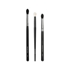 Morphe crease blending trio shows M330, M139, and M506 for seamless crease definition.
