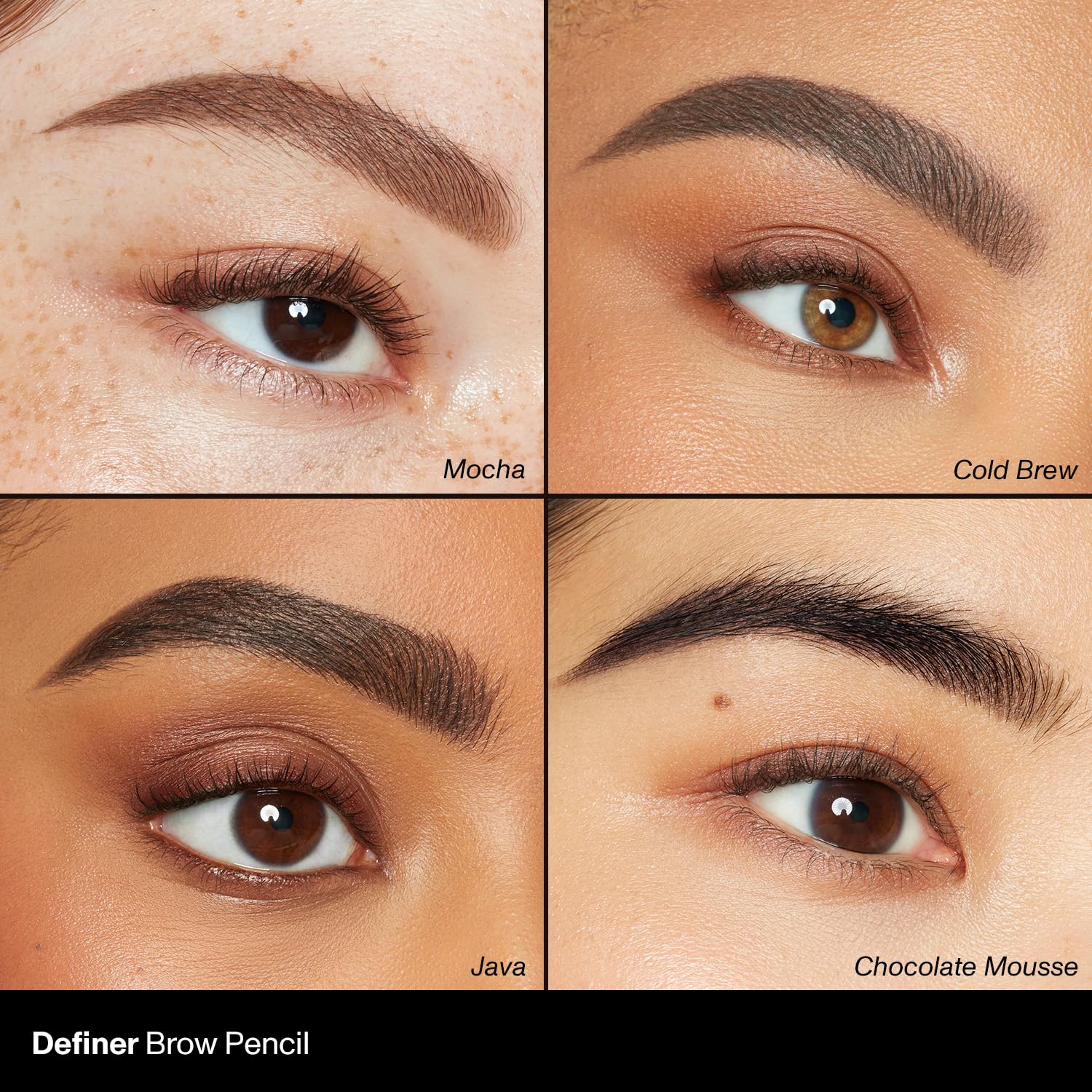 Morphe Definer wax-based formula glides smoothly without tugging.