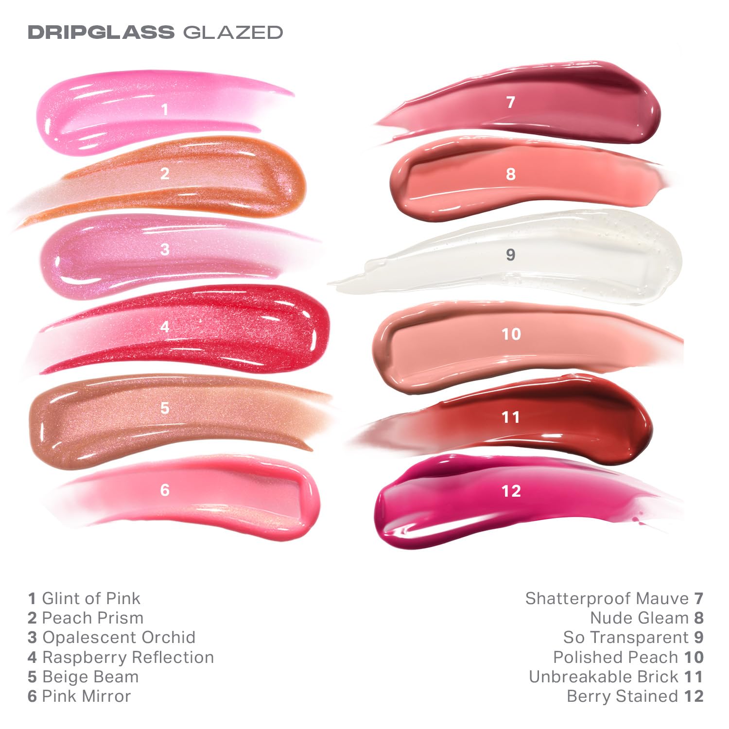 MORPHE Dripglass nonsticky formula provides comfortable wear