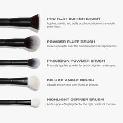 Morphe Face The Beat Deluxe Angle Brush sculpts cheeks with ease