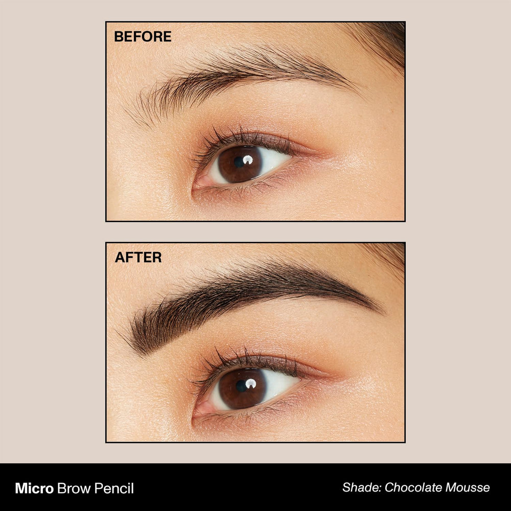 MORPHE Lápiz dual para cejas con spoolie para difuminar y definir.