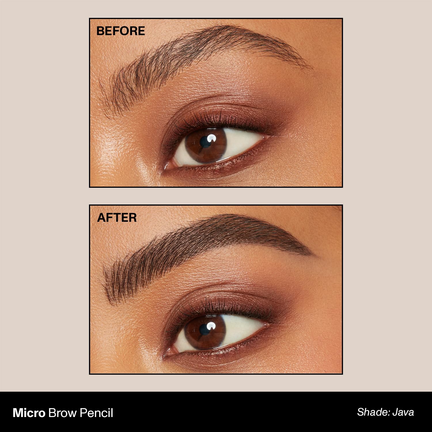 Lápiz MORPHE para cejas con pigmento intenso y definición duradera