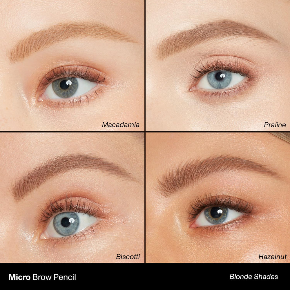Morphe Micro Dual Eyebrow Pencil Biscotti natural look with two-color approach