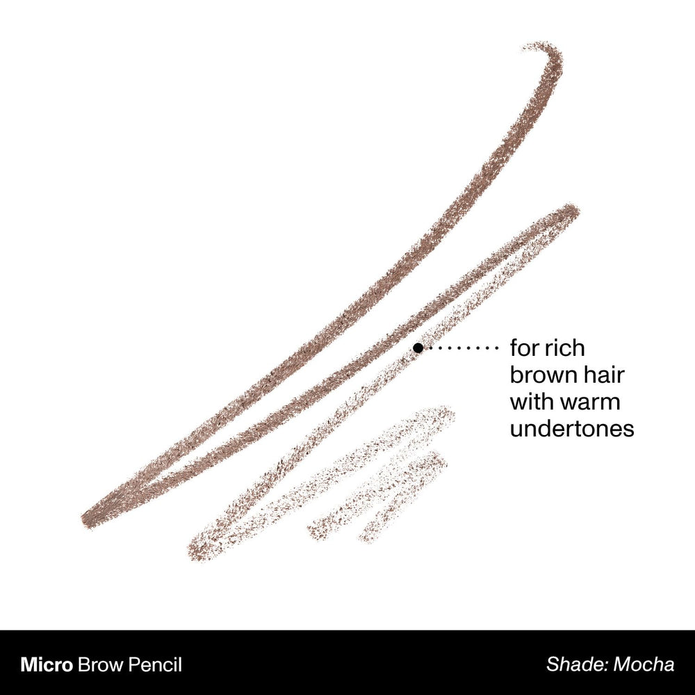 MORPHE Micro Dual Eyebrow Pencil pigmento suave para un acabado natural.