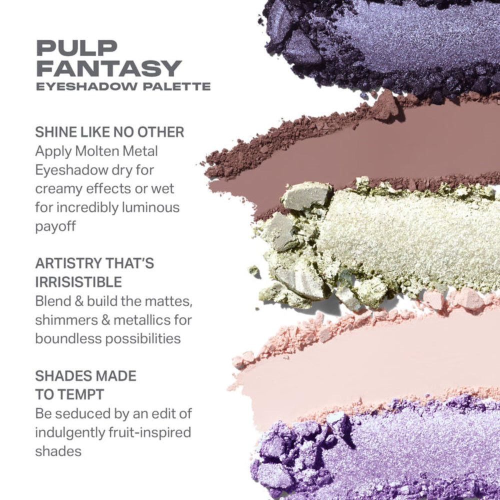 MORPHE Pulp Fantasy taupe swatch highlights rich matte payoff and blendability.