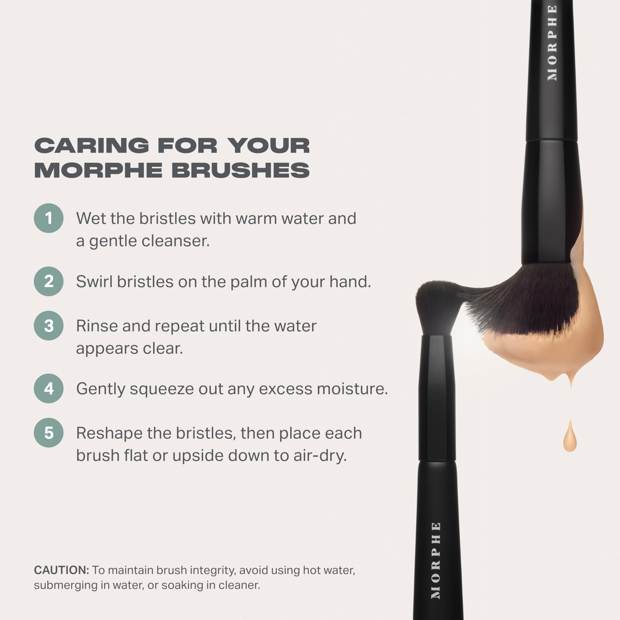 Morphe Rose Away Travel Tubby case keeps brushes organized on-the-go.