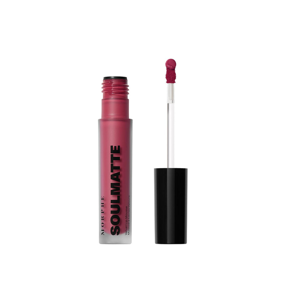 Morphe Soulmatte Bella packaging closeup highlights premium finish and shade promise.