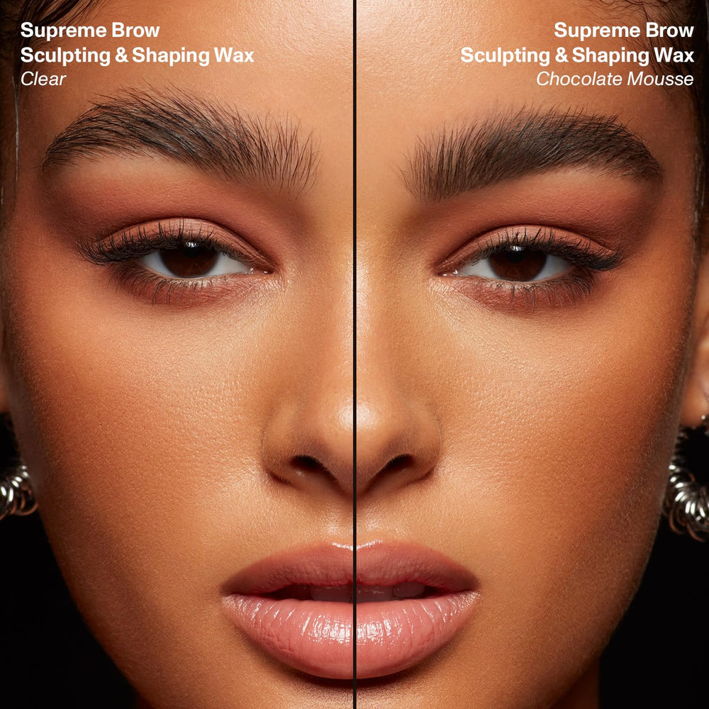 Morphe Supreme Brow Wax pairs well with M620 angled comb for precise grooming