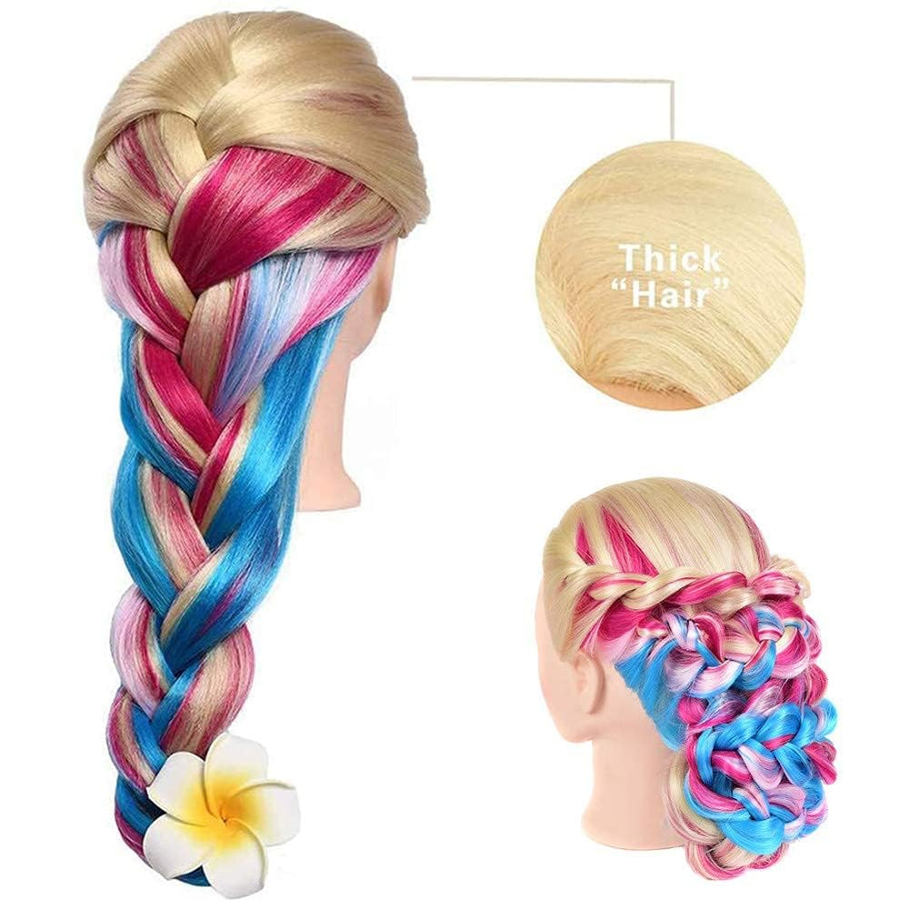 Morris mannequin head ideal for braiding practice and hairstyle experimentation.