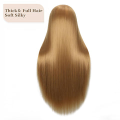 MORRIS mannequin head for cutting practice on full-length hair