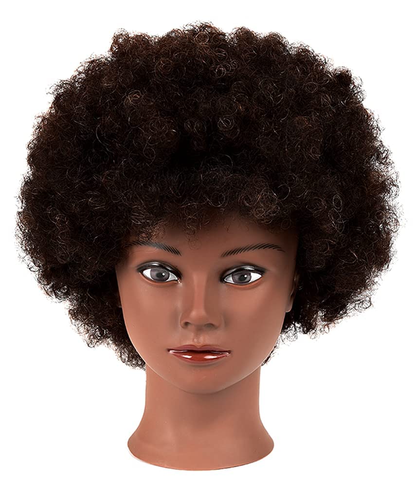 MORRIS training Afro head setup with clamp demonstrates secure base for beginners