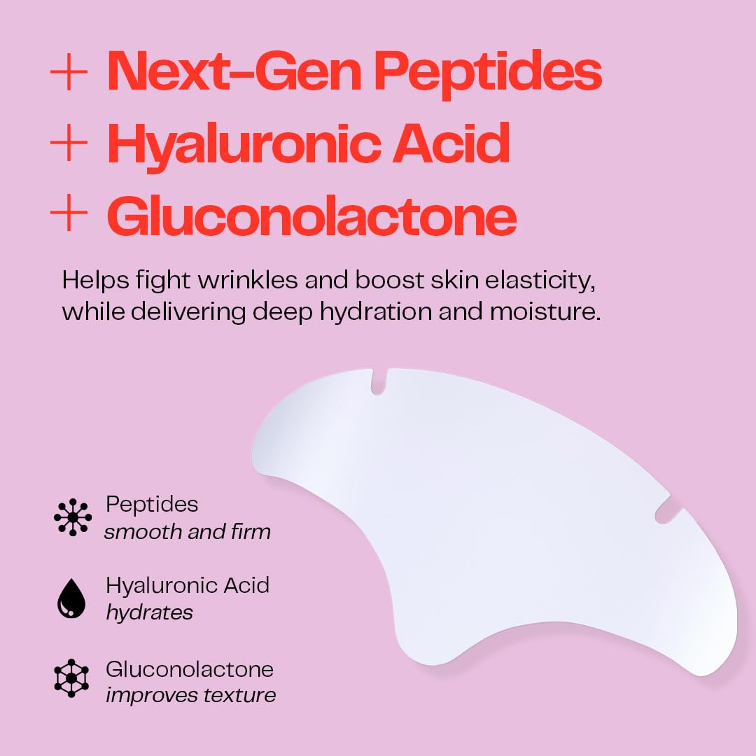 Morrow peptide closeup ingredients face highlights hyaluronic acid and peptides