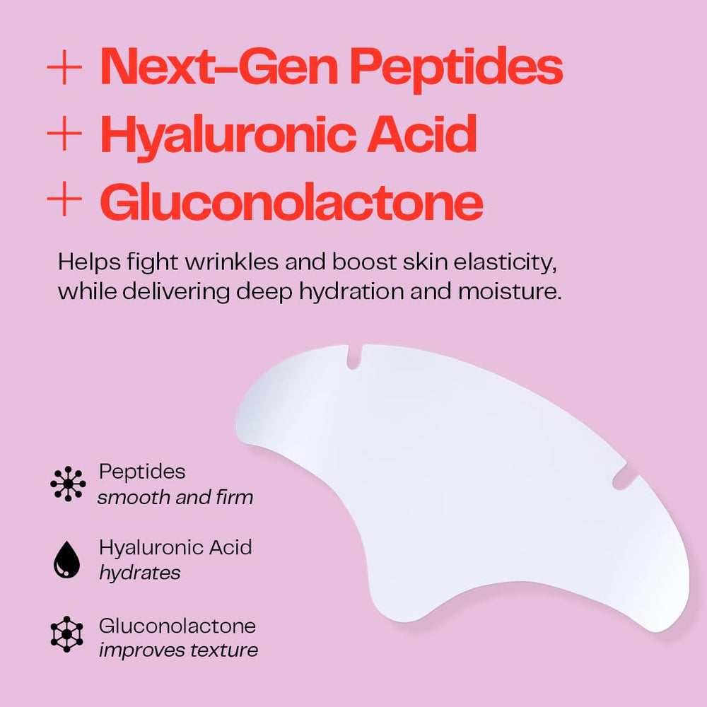Morrow peptide closeup ingredients face highlights hyaluronic acid and peptides